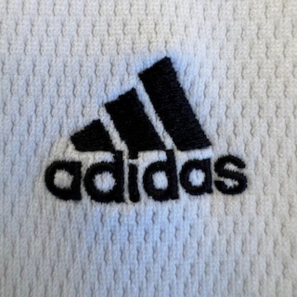 Adidas Men's Long Sleeve Shirt White With Black Stripes On Arms Large - Picture 8 of 15